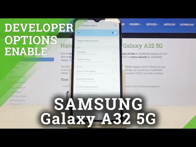 'Video thumbnail for How to Unlock Developer Options in Samsung Galaxy A32 5G - Enter Developer Mode'