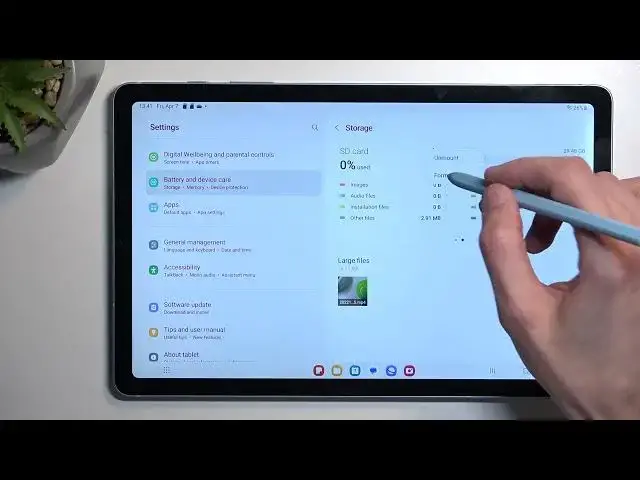 Video thumbnail for How to Format SD Card in SAMSUNG Tab S6 Lite 2022 - Formatting Memory Card