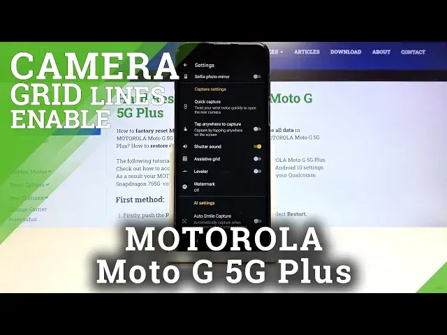 'Video thumbnail for How to Use Camera Gridlines on MOTOROLA Moto G 5G Plus – Camera Features'
