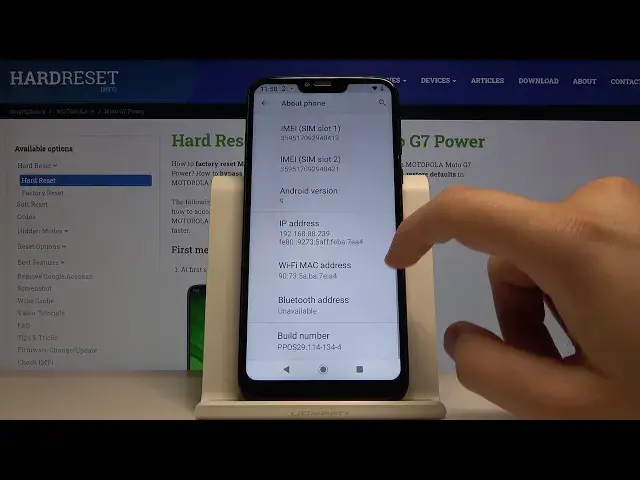 'Video thumbnail for How to Check Phone Specifications on MOTOROLA Moto G7 Power'