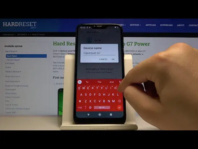 'Video thumbnail for How to Rename MOTOROLA Moto G7 Power – Change Device Name'