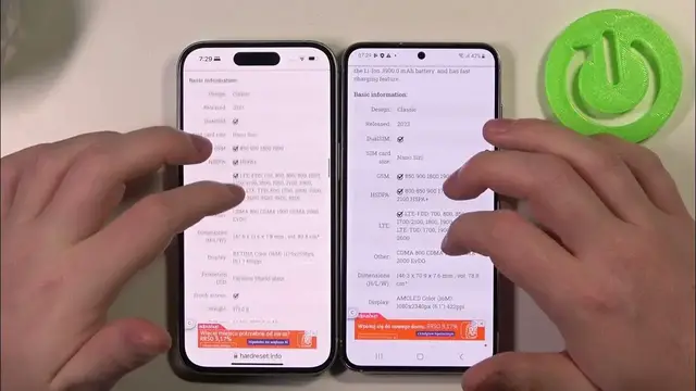 Video thumbnail for How to Compare: iPhone 15 vs. Samsung Galaxy S23 - The Ultimate Display Test!