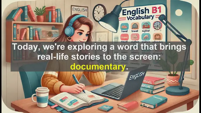 Video thumbnail for 2500 Must Know CEFR B1 Vocabulary - Documentary: Exploring Real-Life Stories on Screen
