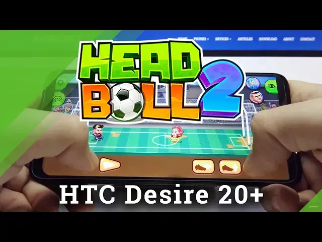'Video thumbnail for Test Game Head Ball 2 on HTC Desire 20+ | Snapdragon 720G | 6GB RAM | Gameplay - FPS Check'