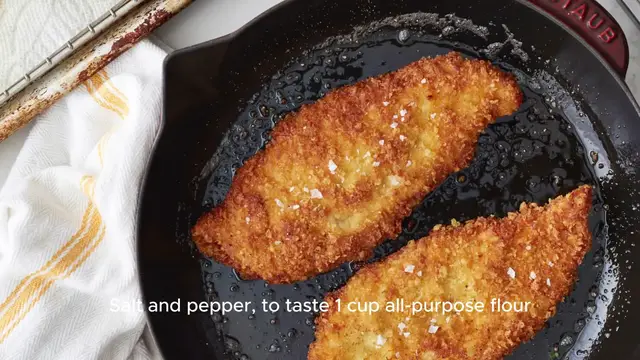 Video thumbnail for Chicken cutlet recipe