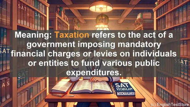 Video thumbnail for 5000 Must Know SAT Vocabulary - Taxation Explained: Key SAT Vocabulary for Financial Literacy