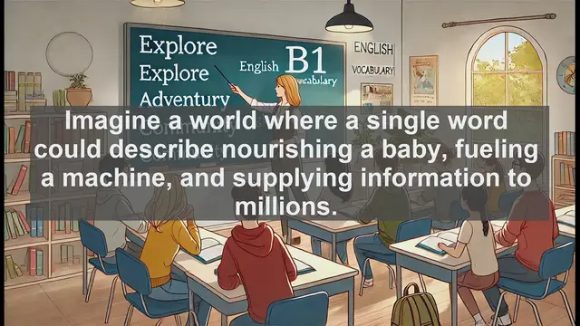 Video thumbnail for 2500 Must Know CEFR B1 Vocabulary - The Many Meanings of 'Feed': From Nourishment to Data Streams