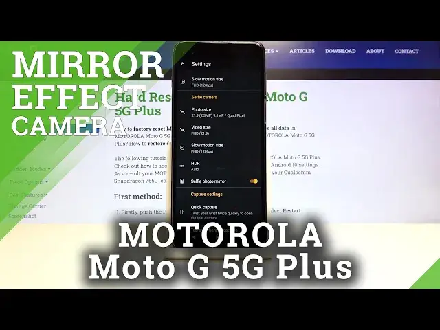 'Video thumbnail for How to Turn On Camera Mirror Effect in MOTOROLA Moto G 5G Plus– Mirror Effect'