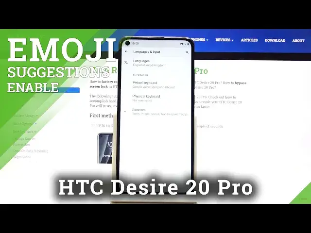 Video thumbnail for How to Activate Predictive Emoji in HTC Desire 20 Pro – Enable Emoji Suggestions