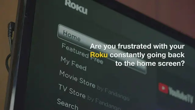 Video thumbnail for Why Does my Roku keep going back to the home screen