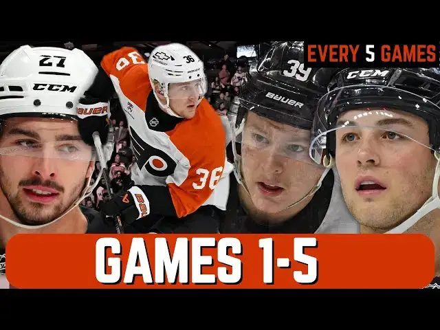 'Video thumbnail for Games 1-5 | Every 5 Games | Flyers 2025-26 Season'