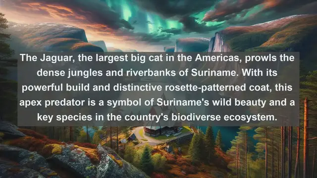 Video thumbnail for Unveiling Suriname's Wildlife Treasures: Top 10 Native Fauna