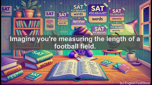 Video thumbnail for 5000 Must Know SAT Vocabulary - Decameter: The Handy Metric Unit for Medium Distances