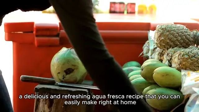 Video thumbnail for agua fresca recipe