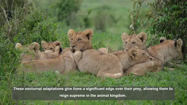 Video thumbnail for 10 Nocturnal Adaptations of Lions: Masters of Night Hunting