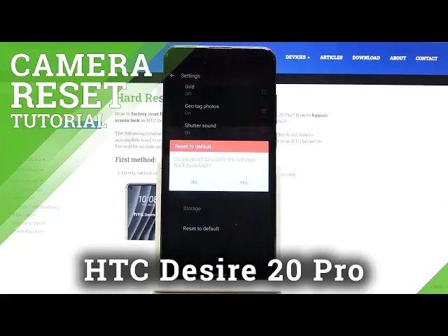 Video thumbnail for How to Reset Camera Settings in HTC Desire 20 Pro - Delete All Camera Customizations