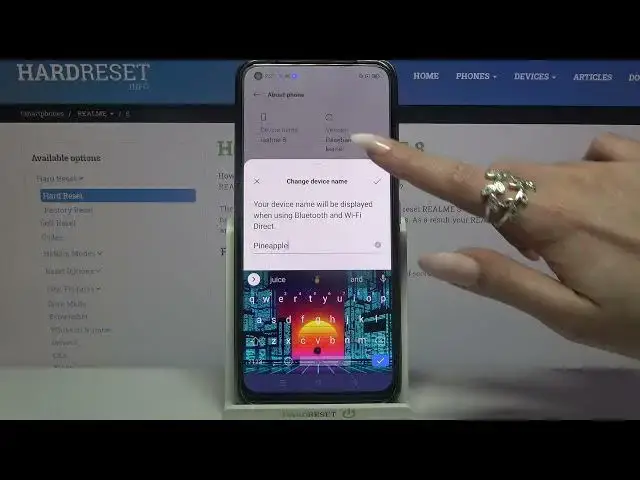 'Video thumbnail for How to Change Device Name on REALME 8 – Rename Device'