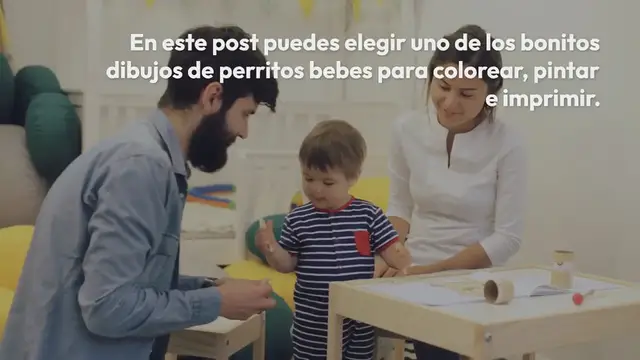 Video thumbnail for Dibujos de perritos bebes para colorear