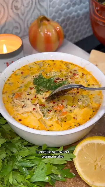 Video thumbnail for Creamy Chicken Noodle Soup with Potatoes