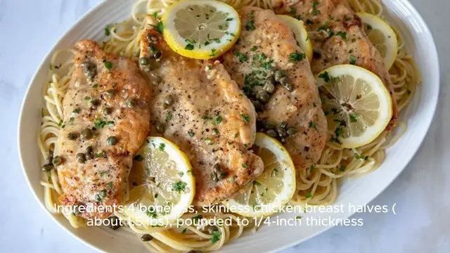 Video thumbnail for Chicken Piccata Recipe