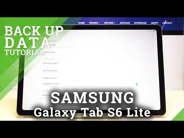 'Video thumbnail for How to Backup Data in SAMSUNG Galaxy Tab S6 Lite – Create Google Backup Account'