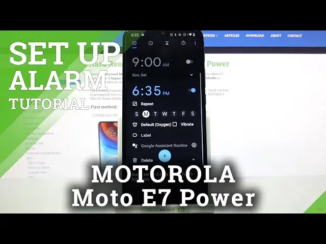 'Video thumbnail for MOTOROLA Moto E7 Power - How to Set Up & Manage Alarm Clock'