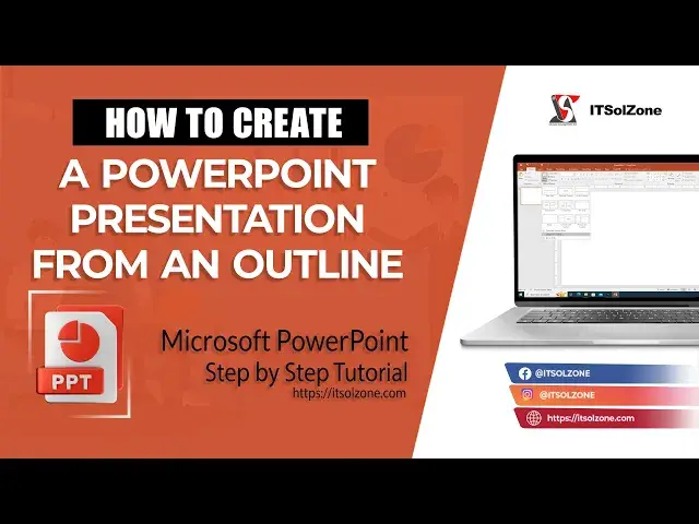 'Video thumbnail for Creating Dynamic PowerPoint Presentations from an Outline Step-by-Step | Tutorial | ITSolZone'
