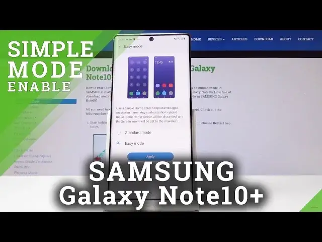 Video thumbnail for How to Open Easy Mode in SAMSUNG Galaxy Note 10+ - Minimalistic Look