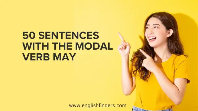 Video thumbnail for 50 Sentences with the Modal Verb May | English Finders
