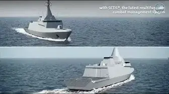 'Video thumbnail for DCNS Gowind 2500 Corvette at IDEX 2017'
