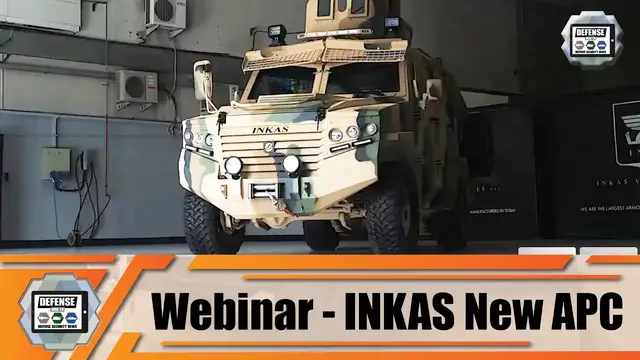 'Video thumbnail for Webinar INKAS Vehicles based in UAE unveils its new Hornet 4x4 pickup APC armored personnel carrier'
