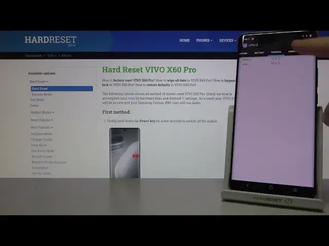 'Video thumbnail for Vivo X60 Pro CPU-Z Full Specification'