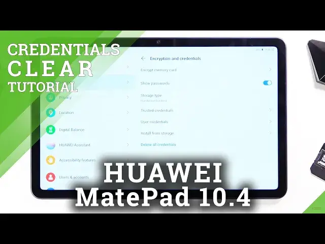 Video thumbnail for How to Clear Credentials on HUAWEI MatePad 10.4 – Remove Credentials