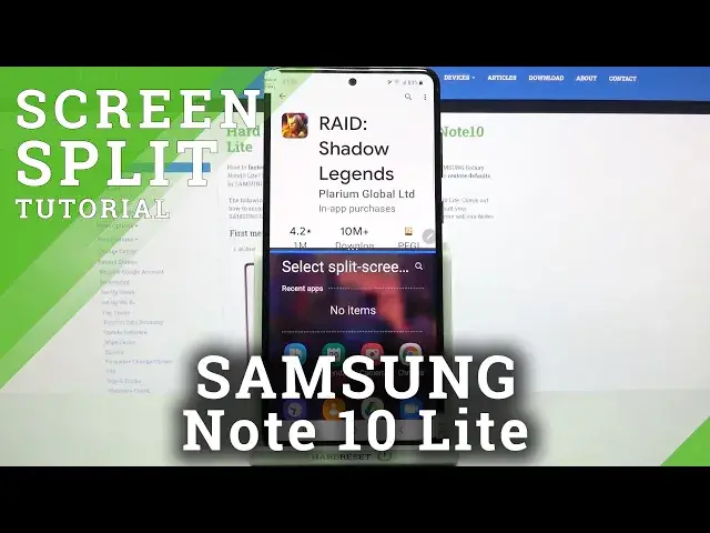 'Video thumbnail for How to Split Screen in SAMSUNG Galaxy Note 10 Lite – Set Double Screen Feature'