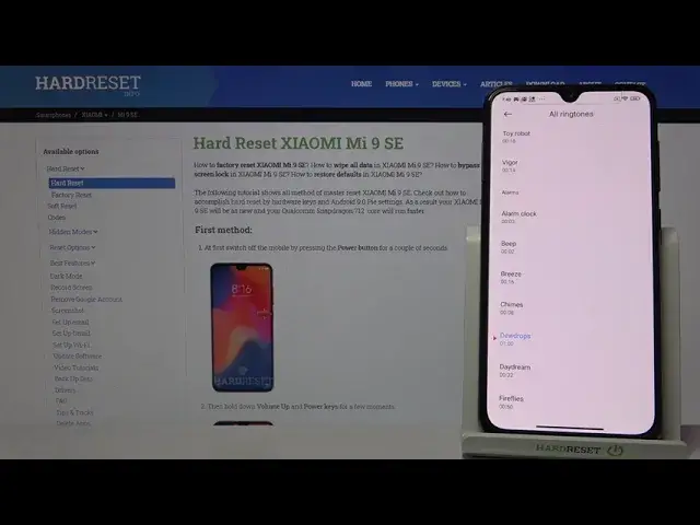 Video thumbnail for Xiaomi MI 9 SE - Alarm Tones Presentation