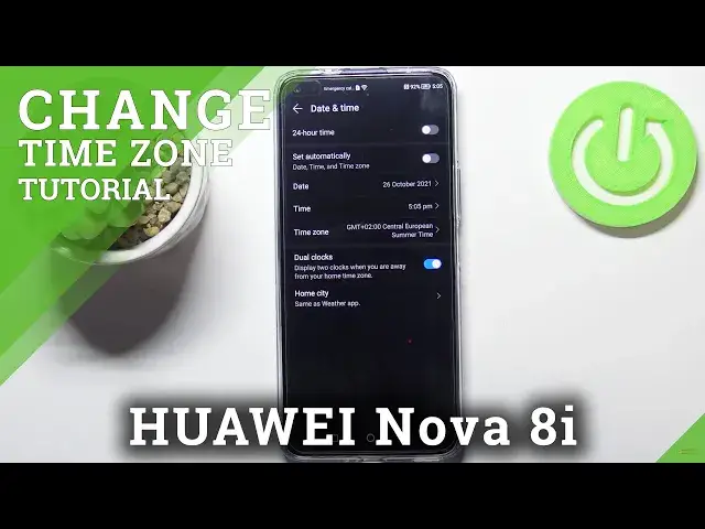 Video thumbnail for How to Change Date and Time on HUAWEI Nova 8i - Date and Time Settings