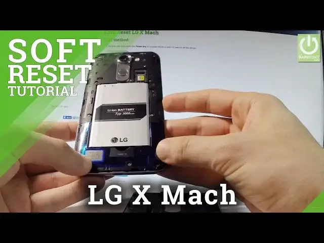 'Video thumbnail for How to Remove Battery in LG X Mach - Force Restart / Soft Reset'