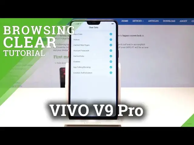 'Video thumbnail for Remove Cookie Files and Browsing History on VIVO V9 Pro - Erase Browser Data'