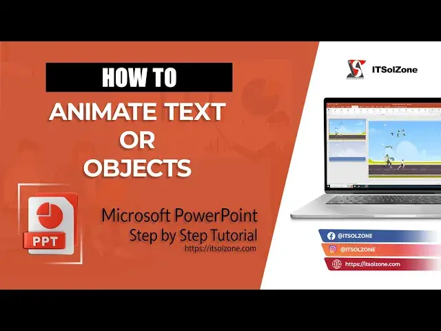 'Video thumbnail for Text and Object Animation in PowerPoint Presentation | Step By Step | Tutorial | ITSolZone'
