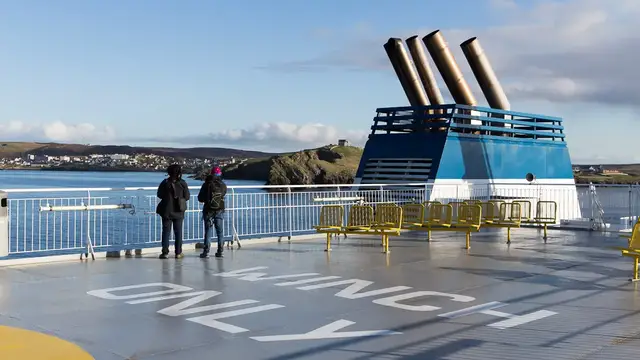 Video thumbnail for Fahrt mit Northferry MV Hrossey von Aberdeen zu den Shetlandinseln