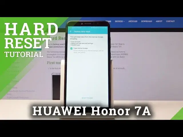 'Video thumbnail for Factory Reset HUAWEI Honor 7A – Erase All Content & Settings'