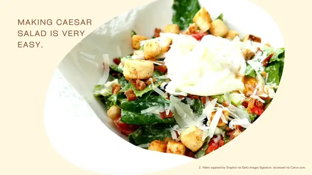 Video thumbnail for Caesar Salad Recipe