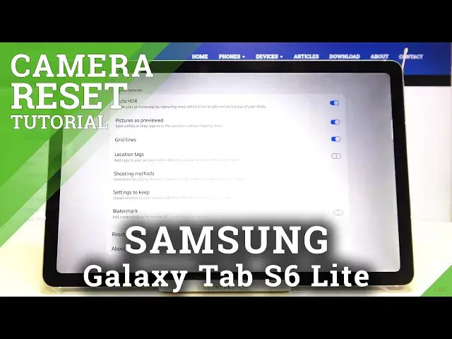 'Video thumbnail for How to Reset Camera Settings in SAMSUNG Galaxy Tab S6 Lite – Restore Camera Defaults'