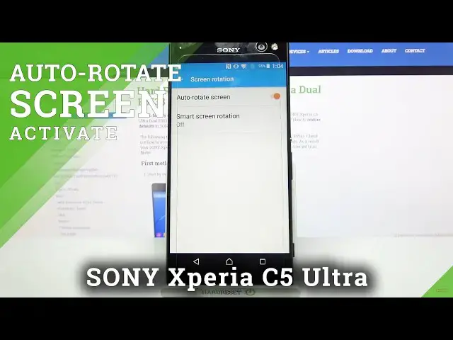 'Video thumbnail for SONY Xperia C5 Ultra – Enable & Use Auto-Rotation Screen Option'
