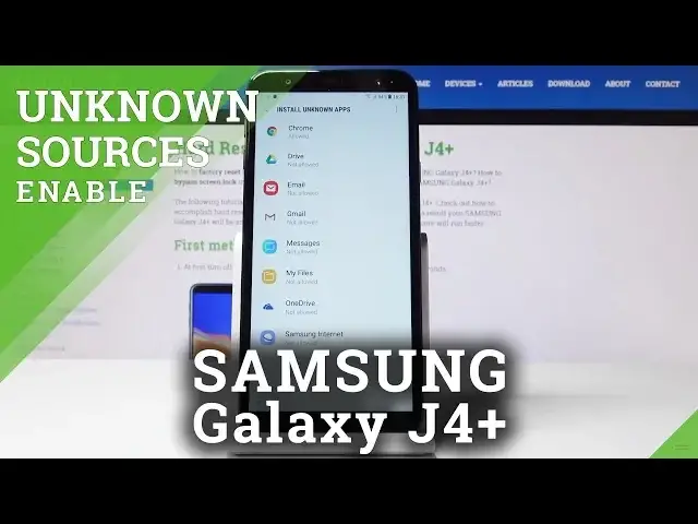 'Video thumbnail for Allow App Installation in SAMSUNG Galaxy J4+ - Enable Unknown Sources'
