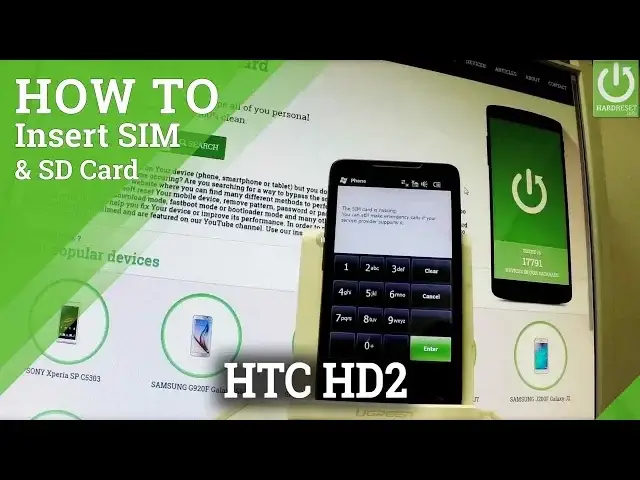 'Video thumbnail for HTC HD2 Insert SIM & SD Card / Set Up SIM and Memory Card'