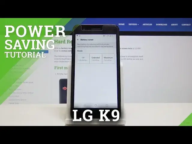 Video thumbnail for How to Activate Power Saving Mode in LG K9 - Low Power Solution