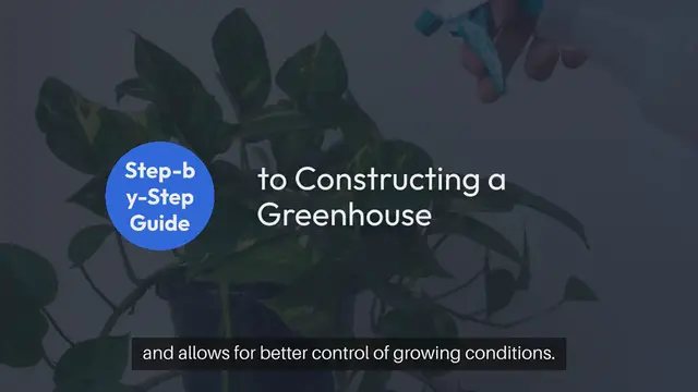 Video thumbnail for How to Build an Outdoor Garden Greenhouse