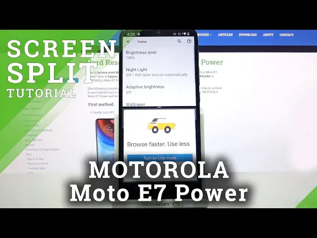 'Video thumbnail for MOTOROLA Moto E7 Power – Use Split Screen / Double Display Option'