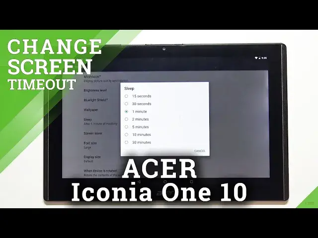 Video thumbnail for How to Change Screen Timeout in ACER Iconia One 10 – Adjust Screen Sleep Time